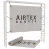 AIRTEX® Banner, 4/0-farbig bedruckt, Hohlsaum links und rechts (Durchmesser Hohlsaum 3,0 cm)