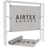 AIRTEX® Banner, 4/0-farbig bedruckt, Hohlsaum oben und unten (Durchmesser Hohlsaum 3,0 cm)