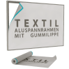 Hochwertiges Textil für Aluspannrahmen mit 14 mm Gummilippe, freie Größe, 4/0-farbig bedruckt