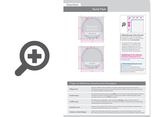 Product Bild flyer_rund_durchmesser_21_0_cm__beidseitig_bedruckt